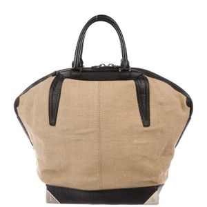 Alexander wang tan canvas emile tote